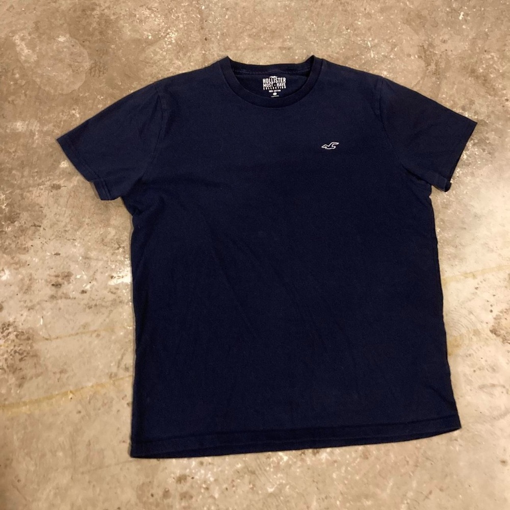 Hollister Blue Short Sleeve Tee Classic Crew Neck